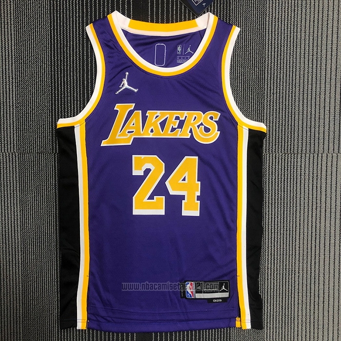 Camiseta Los Angeles Lakers Kobe Bryant #24 Statement 2021-22 Violeta
